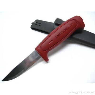 Morakniv Craftline Basic 511 Fixed Utility Knife with Carbon Steel Blade and Combi Sheath, 3.6 554590316